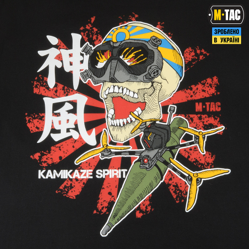 M-TAC ФУТБОЛКА KAMIKAZE SPIRIT BLACK