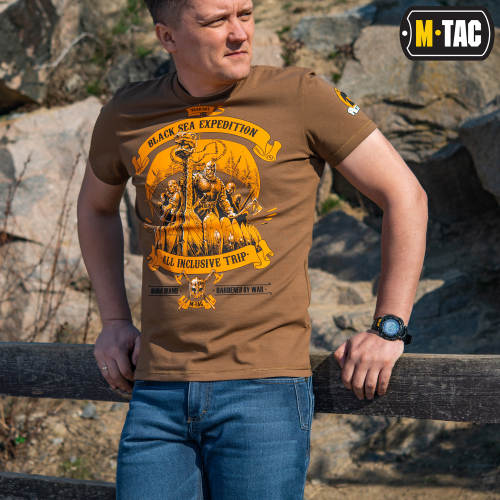 M-TAC ФУТБОЛКА BLACK SEA EXPEDITION COYOTE BROWN