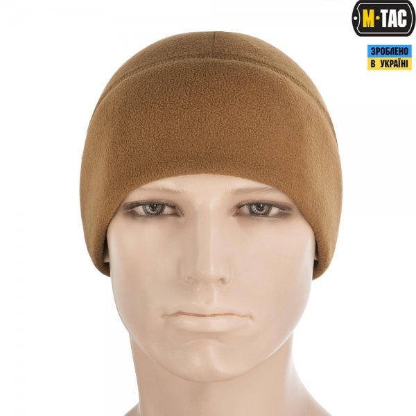 M-TAC ШАПКА WATCH CAP ELITE ФЛИС (340Г/М2) WITH SLIMTEX COYOTE BROWN