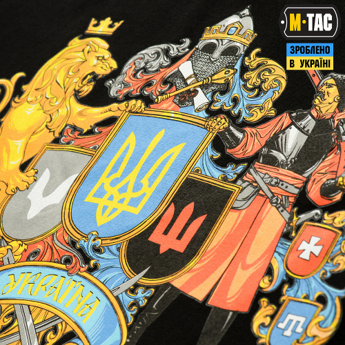 M-TAC ФУТБОЛКА УКРАЇНА ПОНАД УСЕ! ДОВГИЙ РУКАВ BLACK
