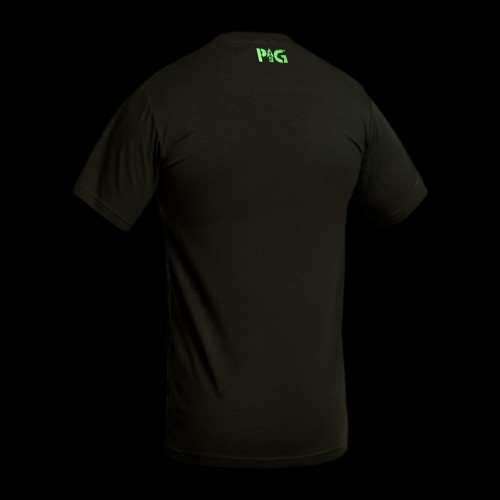 P1G-TAC ФУТБОЛКА WARNING NIGHTGLOW SERIES OLIVE DRAB UA281-29891-OD-WN-NG