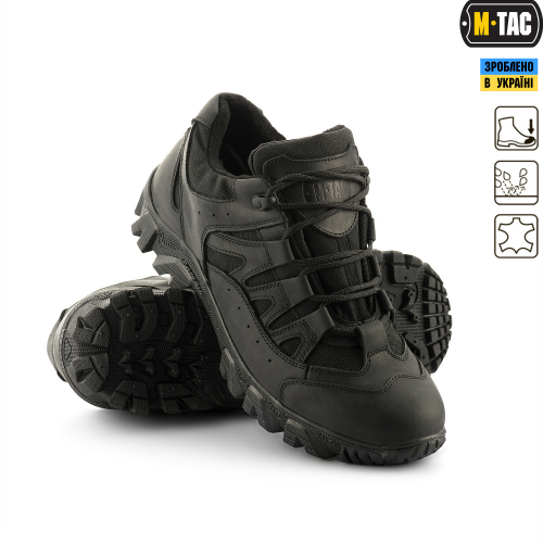 M-TAC КРОССОВКИ ТАКТИЧЕСКИЕ LEOPARD WINTER BLACK
