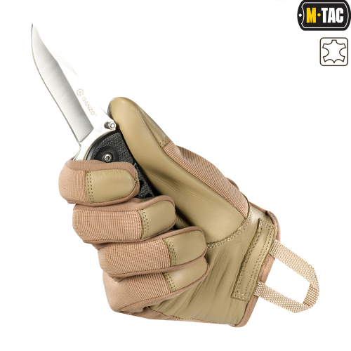 M-TAC ПЕРЧАТКИ POLICE KHAKI