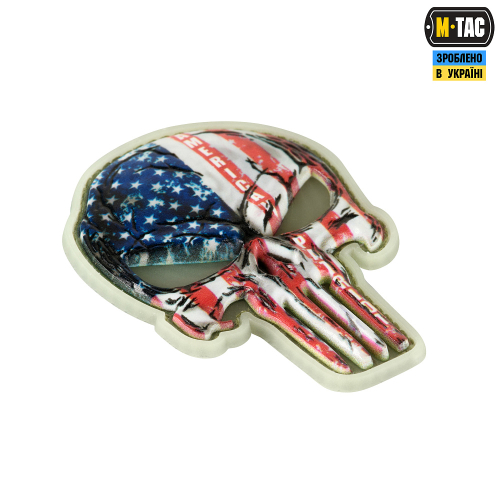 M-TAC НАШИВКА PUNISHER USA GID