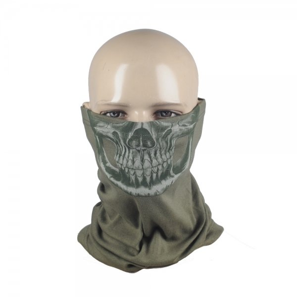 M-TAC ШАРФ-ТРУБА REAPER SKULL ОЛИВА