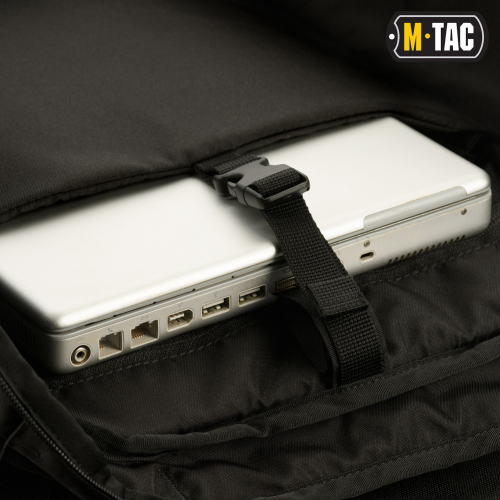 M-TAC РЮКЗАК SHUTTLE GEN.1A ELITE С ПОДСУМКОМ-ОРГАНАЙЗЕРОМ BLACK