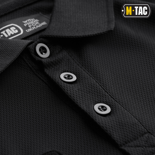 M-TAC ПОЛО ELITE TACTICAL COOLMAX BLACK