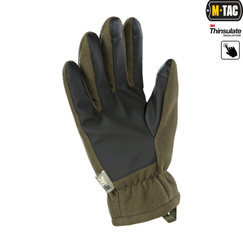 M-TAC ПЕРЧАТКИ FLEECE THINSULATE OLIVE