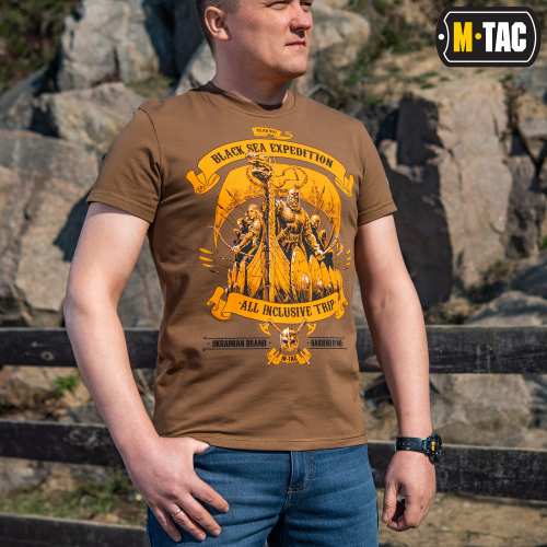 M-TAC ФУТБОЛКА BLACK SEA EXPEDITION COYOTE BROWN