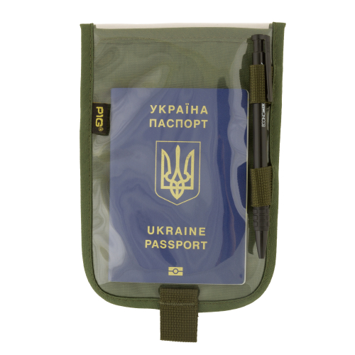 P1G-TAC ЧОХОЛ ДЛЯ ДОКУМЕНТІВ TOUCH SCREEN OLIVE DRAB UA281-70028-OD