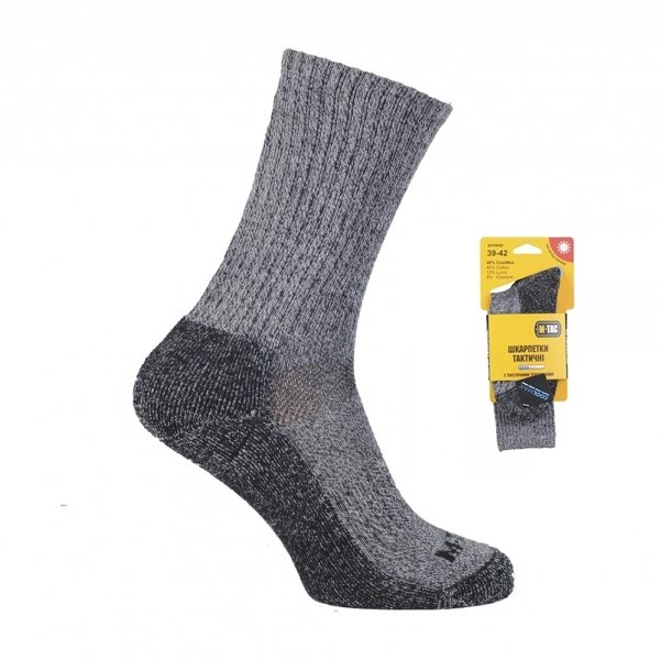 M-TAC ШКАРПЕТКИ COOLMAX 40% GREY