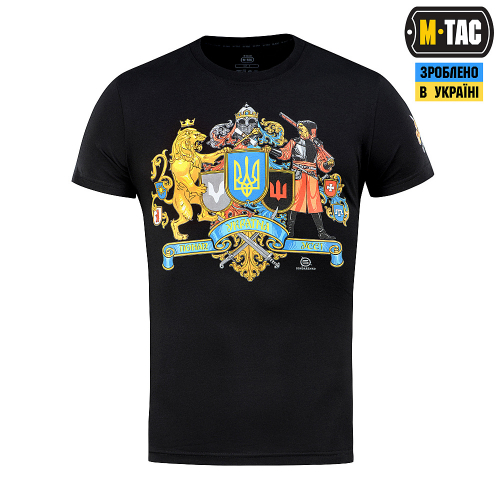 M-TAC ФУТБОЛКА УКРАЇНА ПОНАД УСЕ! BLACK