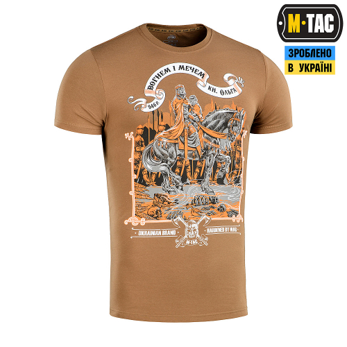 M-TAC ФУТБОЛКА ВОГНЕМ І МЕЧЕМ COYOTE BROWN