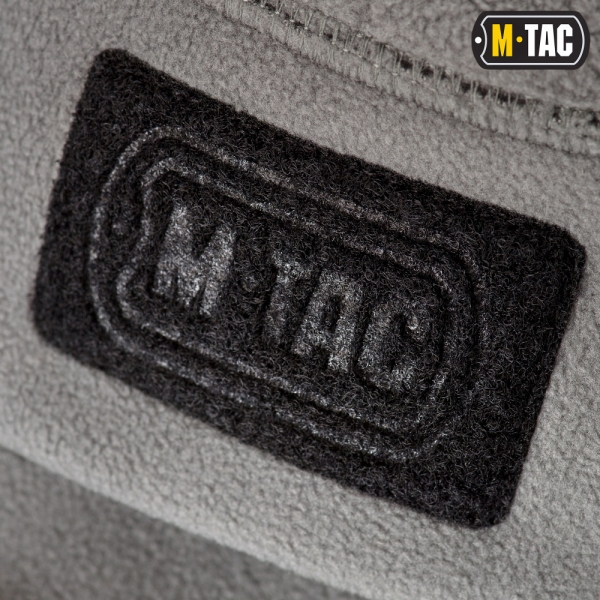 M-TAC ШАПКА WATCH CAP ФЛИС/СЕТКА С ЛОГОТИПОМ WINDBLOCK 380 GREY