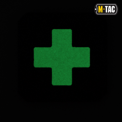 M-TAC НАШИВКА MEDIC CROSS LASER CUT BLACK/GID