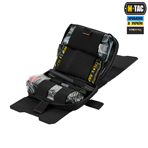M-TAC ПІДСУМОК МЕДИЧНИЙ ГОРИЗОНТАЛЬНИЙ LARGE ELITE BLACK