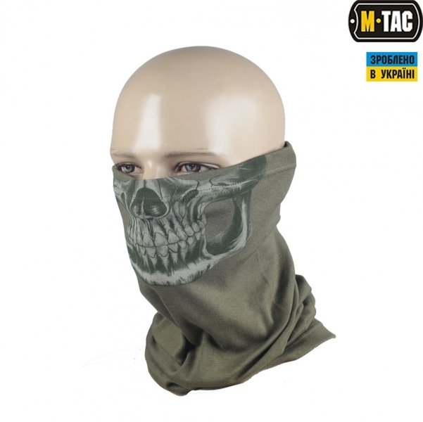 M-TAC ШАРФ-ТРУБА REAPER SKULL ОЛИВА