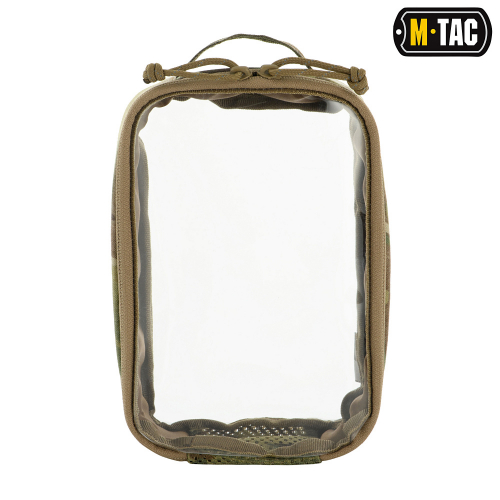 M-TAC ОРГАНАЙЗЕР УТИЛІТАРНИЙ ПРОЗОРИЙ ELITE SMALL (22Х14 СМ) MULTICAM