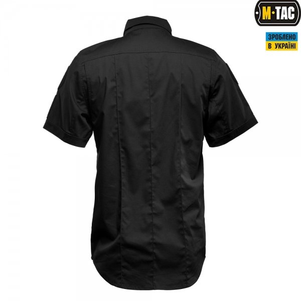 M-TAC РУБАШКА С КОРОТКИМ РУКАВОМ POLICE FLEX BLACK