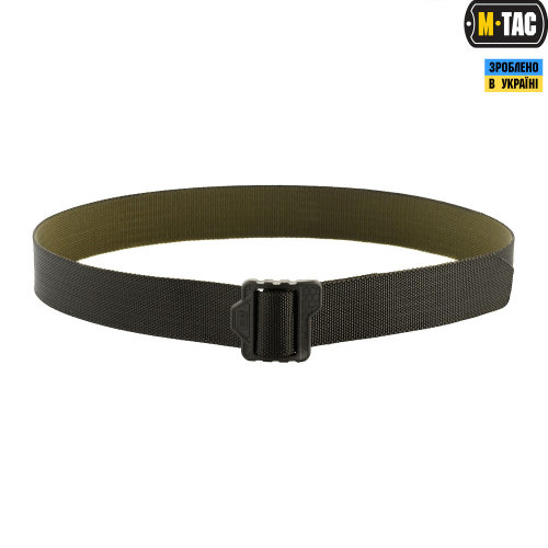 M-TAC РЕМЕНЬ DOUBLE SIDED LITE TACTICAL BELT HEX OLIVE/BLACK