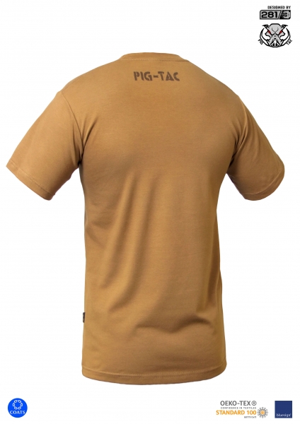 P1G-TAC ФУТБОЛКА ГЕРОЇ НЕ ВМИРАЮТЬ COYOTE BROWN UA281-29891-KZ-CB-2