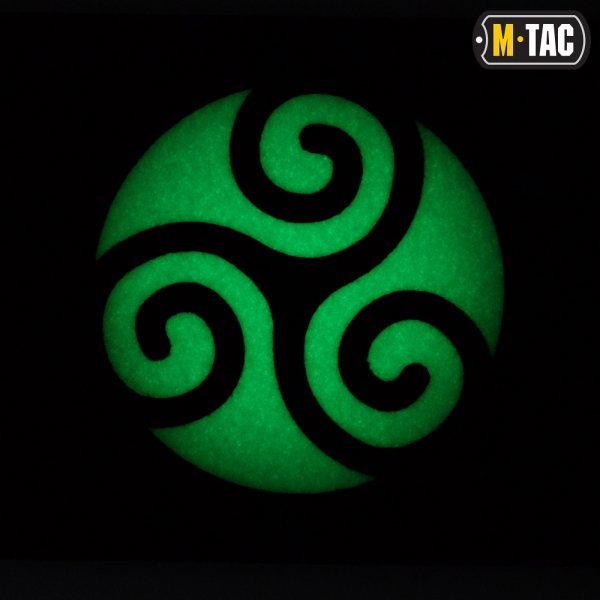 M-TAC НАШИВКА ТРИСКЕЛИОН LASER CUT RANGER GREEN/GID