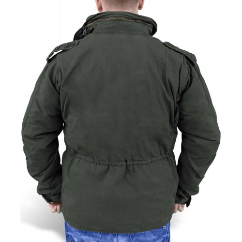 SURPLUS КУРТКА С ПОДСТЕЖКОЙ M65 ЧЕРНАЯ 20-2501-63