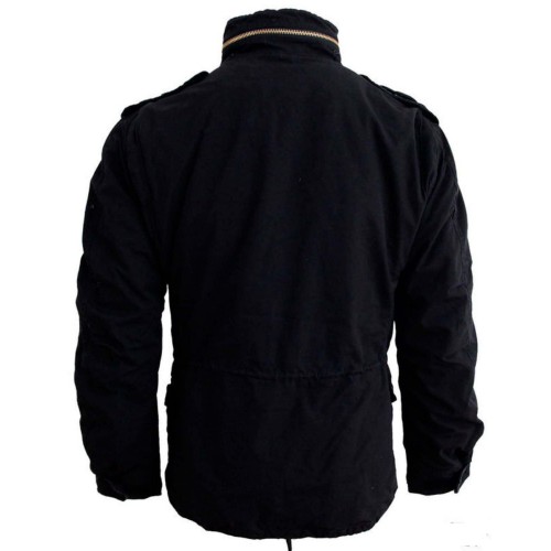 SURPLUS КУРТКА С ПОДСТЕЖКОЙ M65 ЧЕРНАЯ 20-2501-63