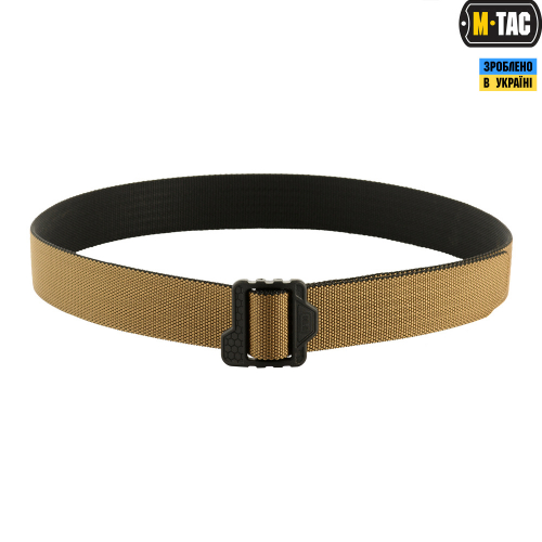 M-TAC РЕМЕНЬ DOUBLE SIDED LITE TACTICAL BELT HEX COYOTE/BLACK