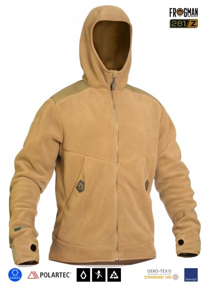 P1G-TAC КУРТКА FRWJ POLARTEC COYOTE BROWN UA281-29901-CB