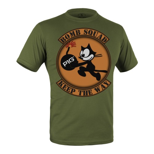 P1G-TAC ФУТБОЛКА BOMB SQUARD OLIVE DRAB UA281-29891-OD-BSQ