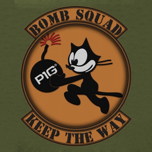 P1G-TAC ФУТБОЛКА BOMB SQUARD OLIVE DRAB UA281-29891-OD-BSQ