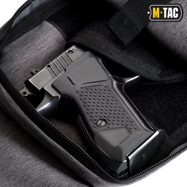 M-TAC СУМКА-КОБУРА НАПЛЕЧНАЯ MELANGE GREY