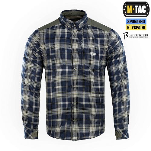 M-TAC СОРОЧКА REDNECK SHIRT OLIVE/NAVY BLUE