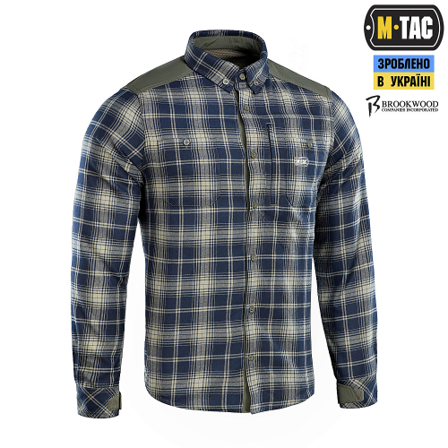 M-TAC СОРОЧКА REDNECK SHIRT OLIVE/NAVY BLUE