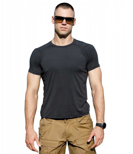CHAMELEON ФУТБОЛКА COOL STRETCH BLACK 0418-04