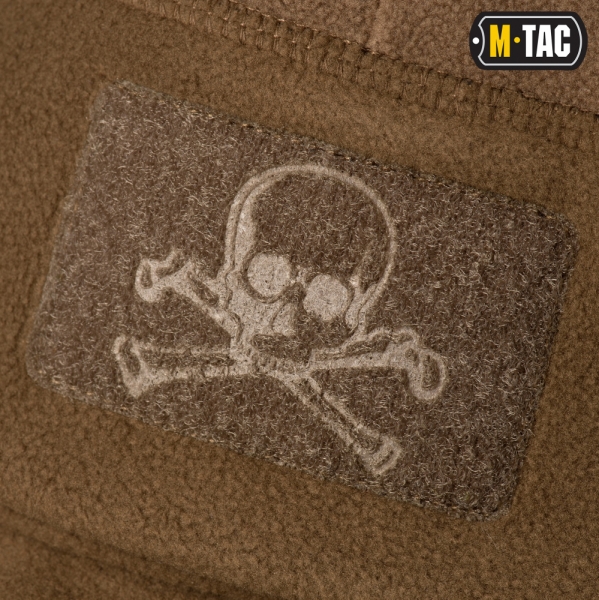 M-TAC ШАПКА WATCH CAP ФЛИС/СЕТКА PIRATE SKULL WINDBLOCK 380 COYOTE