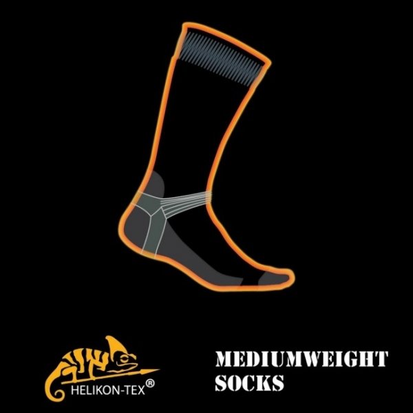 HELIKON-TEX ШКАРПЕТКИ MEDIUMWEIGHT H3530-01 