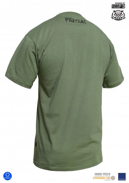 P1G-TAC ФУТБОЛКА COUCH WARRIORS OLIVE DRAB UA281-29891-OD-CW