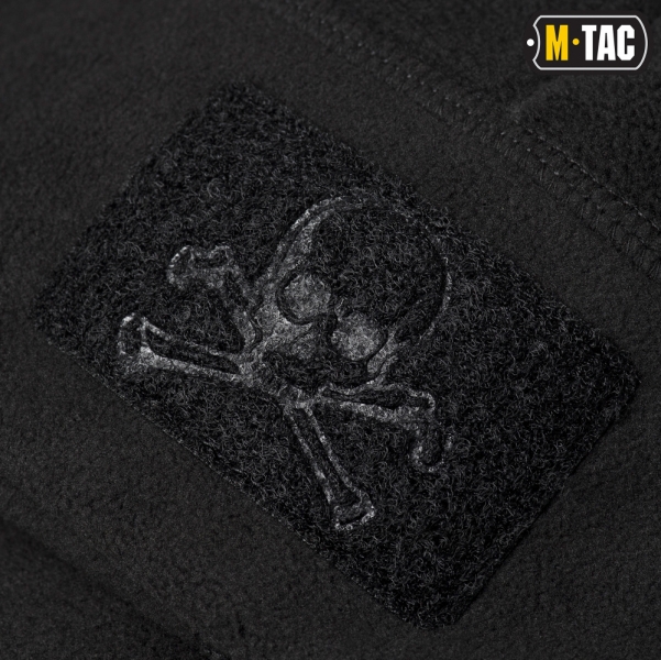 M-TAC ШАПКА WATCH CAP ФЛИС/СЕТКА PIRATE SKULL WINDBLOCK 380 BLACK