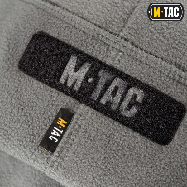 M-TAC ШАПКА WATCH CAP ФЛИС/СЕТКА С ЛОГОТИПОМ WINDBLOCK 380 GREY
