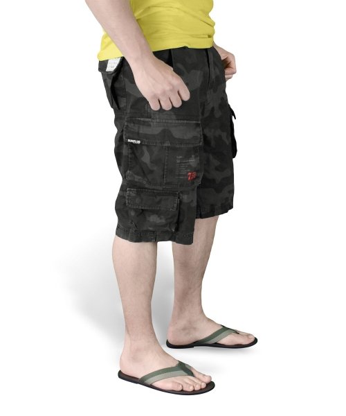 SURPLUS ШОРТЫ TROOPER BLACK CAMO 07-5600-42