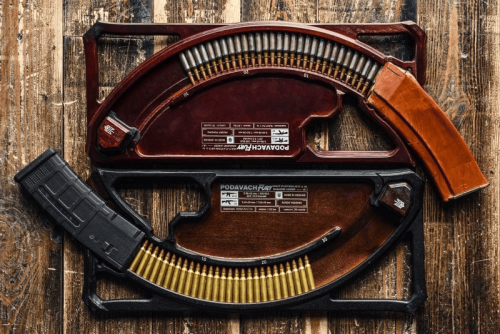 PODAVACH МУЛЬТИКАЛІБЕРНИЙ ЛОАДЕР AK + AR15 ПОДАВАЧ BROWN