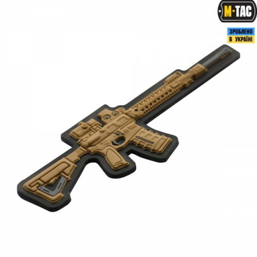 M-TAC НАШИВКА AR-15 3D PVC COYOTE
