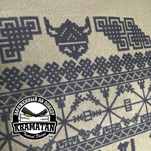 KRAMATAN TACTICAL DESIGN ФУТБОЛКА FUCK CALM COOLMAX OLIVE