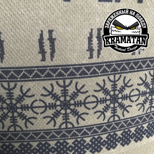 KRAMATAN TACTICAL DESIGN ФУТБОЛКА FUCK CALM COOLMAX OLIVE