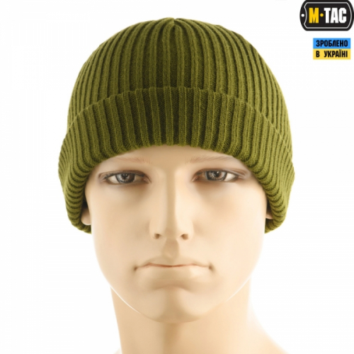 M-TAC ШАПКА ВЯЗАНАЯ 100% АКРИЛ OLIVE