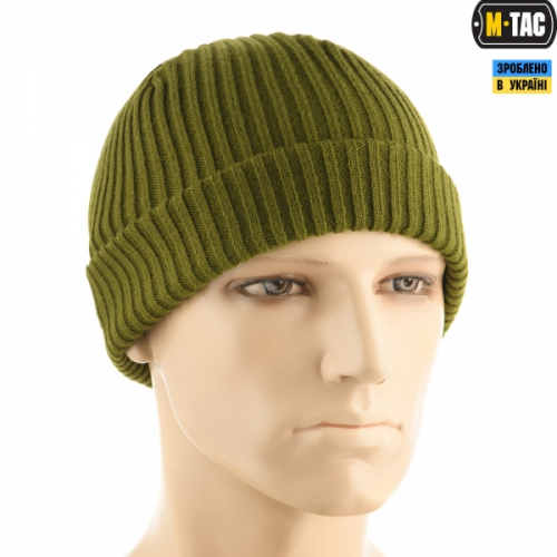 M-TAC ШАПКА ВЯЗАНАЯ 100% АКРИЛ OLIVE