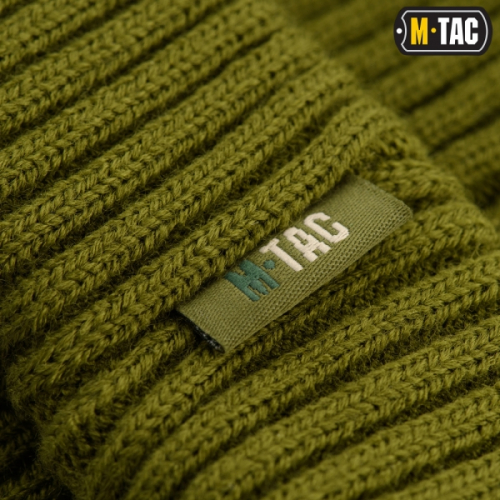 M-TAC ШАПКА ВЯЗАНАЯ 100% АКРИЛ OLIVE