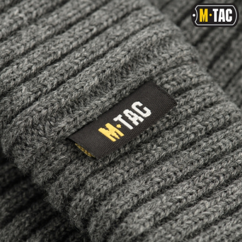 M-TAC ШАПКА ВЯЗАНАЯ 100% АКРИЛ GREY